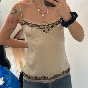 Vintage embroidered tank